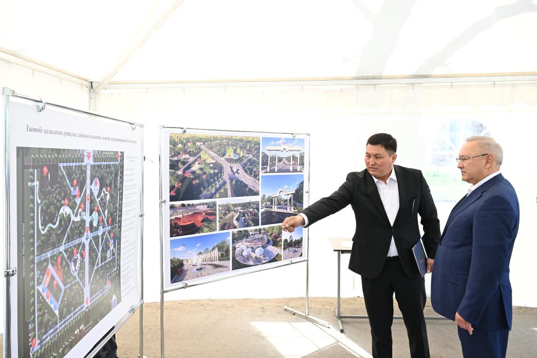 «Таза Қазақстан»: Үштөбедегі орталық саябақты жөндеу жұмыстары басталды